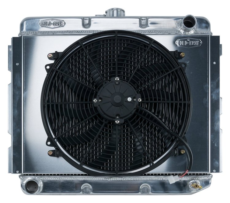 Aluminum Performance Radiator with Fan 1962-1973 Mopar B, C & E-Body
