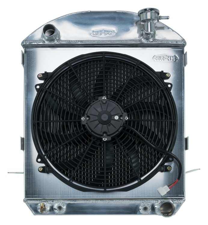 Crossflow Aluminum Performance Radiator with Fan 1924-1927 T-Bucket Roadsters
