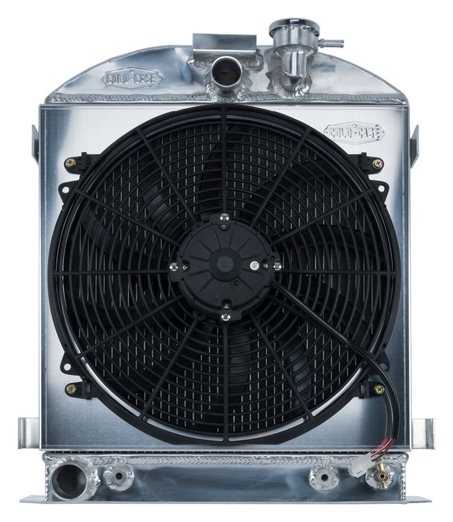 Aluminum Performance Radiator with Fan 1932 Lowboy Roadster