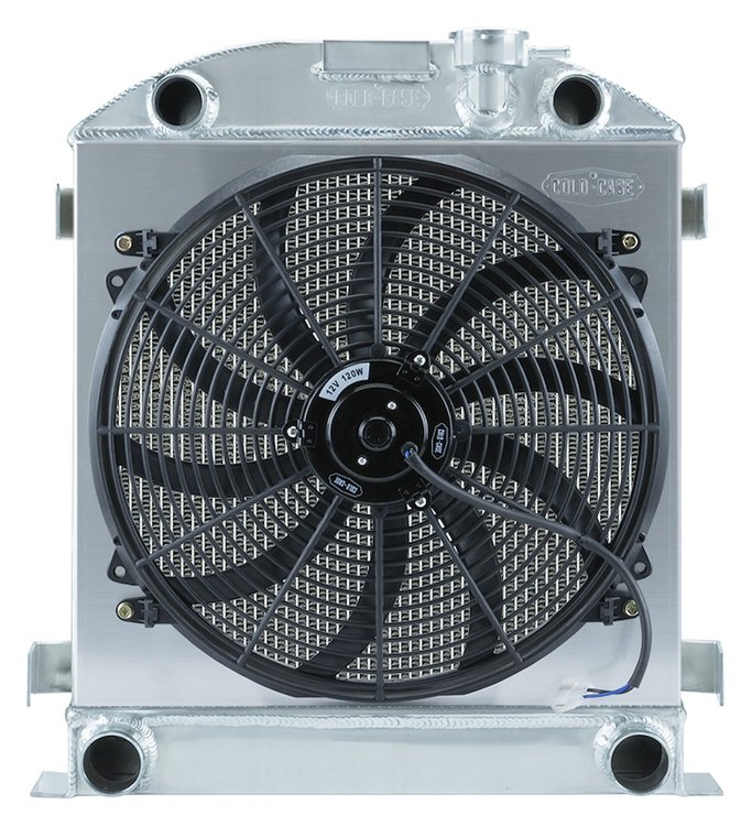 Aluminum Performance Radiator with Fan 1932 Lowboy Roadster