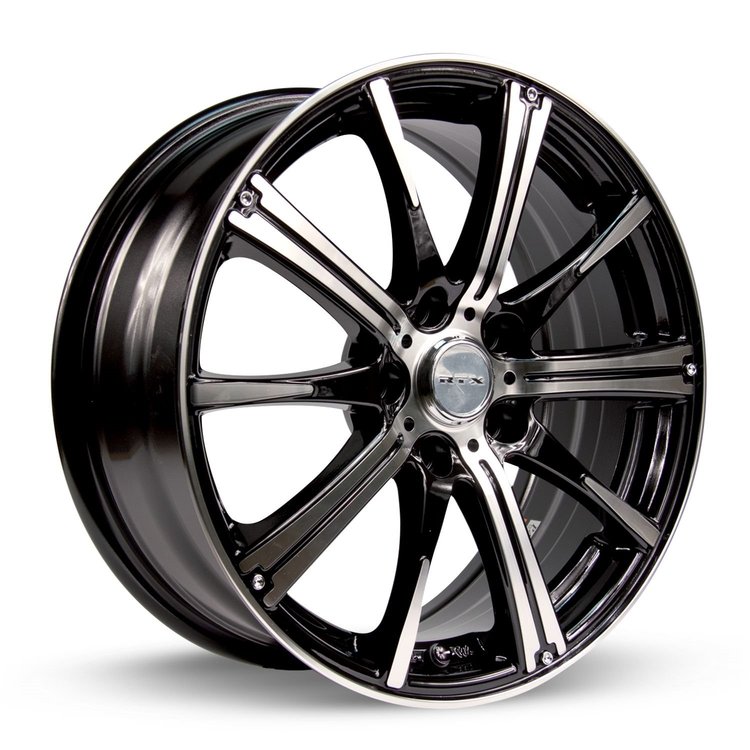 081005 RTX-Series Spark Wheel [Size: 15" x 6"] Black Machined Finish