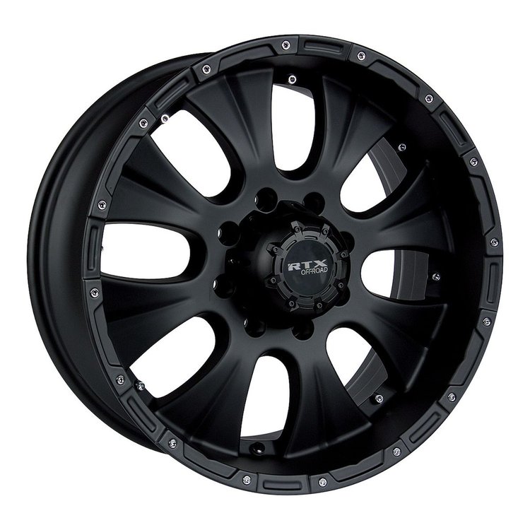 081352 Off-Road Series Crawler Wheel [Size: 17" x 8"] Matte Black Finish