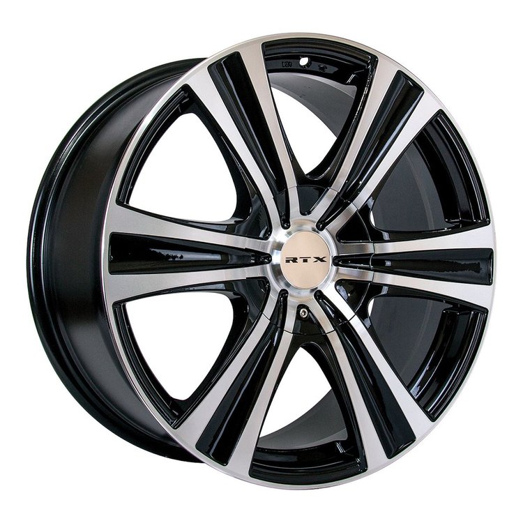 081830 RTX-Series Aspen Wheel [Size: 18" x 8"] Black Machined Finish