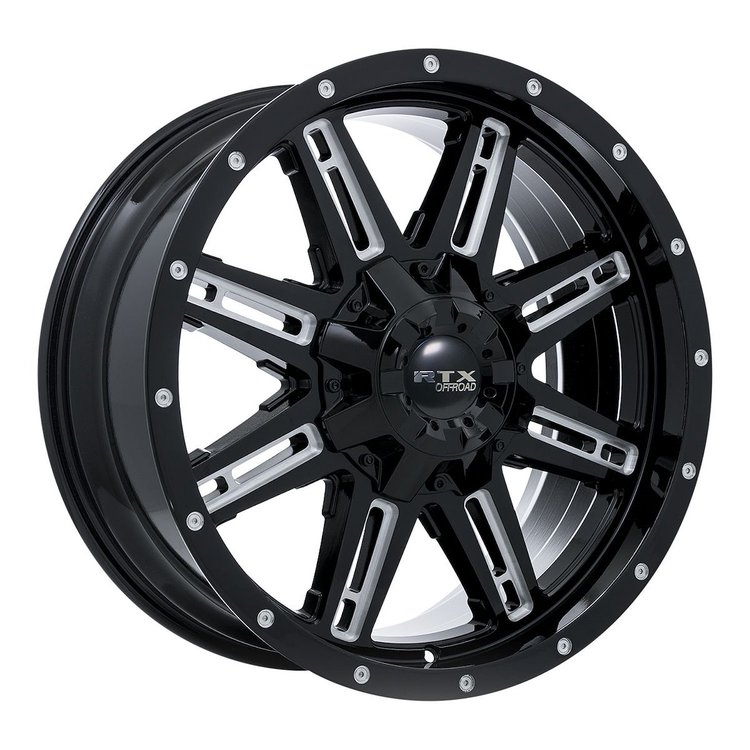 082089 Off-Road Series Ravine Wheel [Size: 18" x 9"] Black Milled Finish