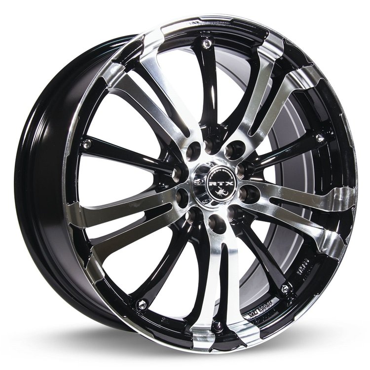 082660 RTX-Series Arsenic Wheel [Size: 16" x 7"] Black Machined Finish