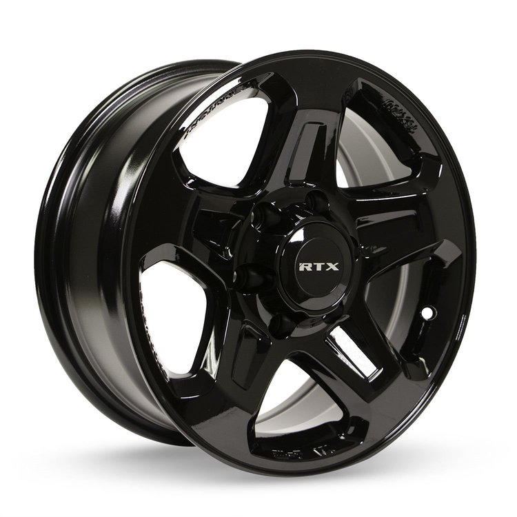 082740 RTX-Series Courier Wheel [Size: 16" x 7"] Gloss Black Finish