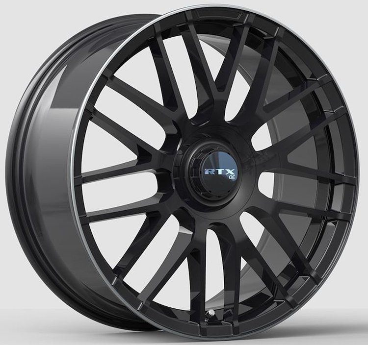 083184 OE-Series MB-01 Wheel [Size: 19" x 8.50"] Gloss Black w/ Machined Lip Finish
