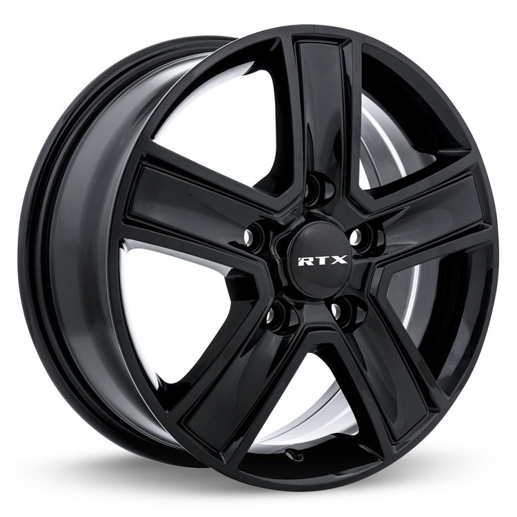 507429 RTX-Series Transit Wheel [Size: 16" x 6.50"] Gloss Black Finish