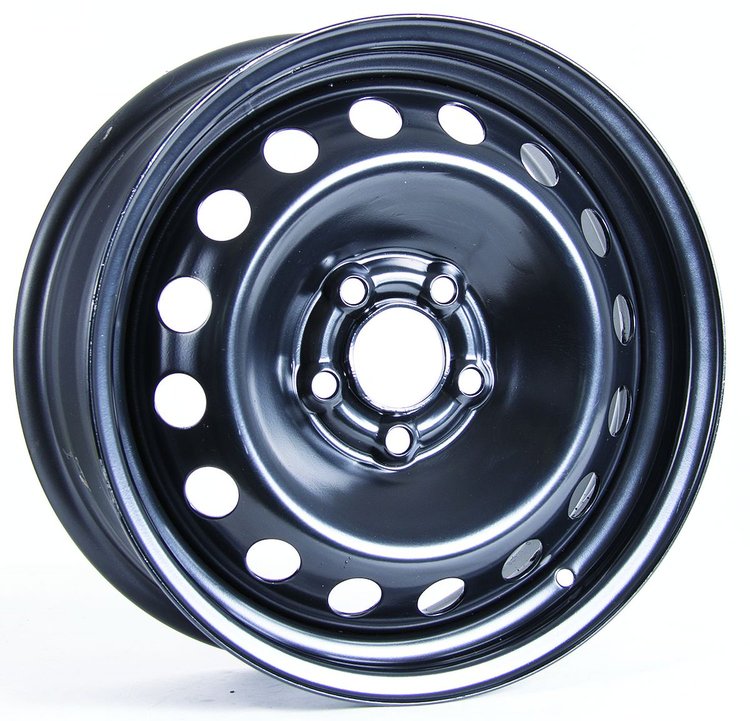 X40837 Steel Wheel [Size: 16" x 6.50"] Black Finish