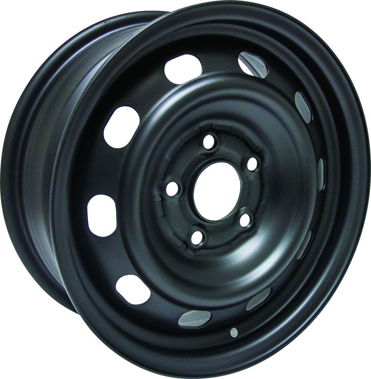 X45166 Steel Wheel [Size: 15" x 6"] Black Finish