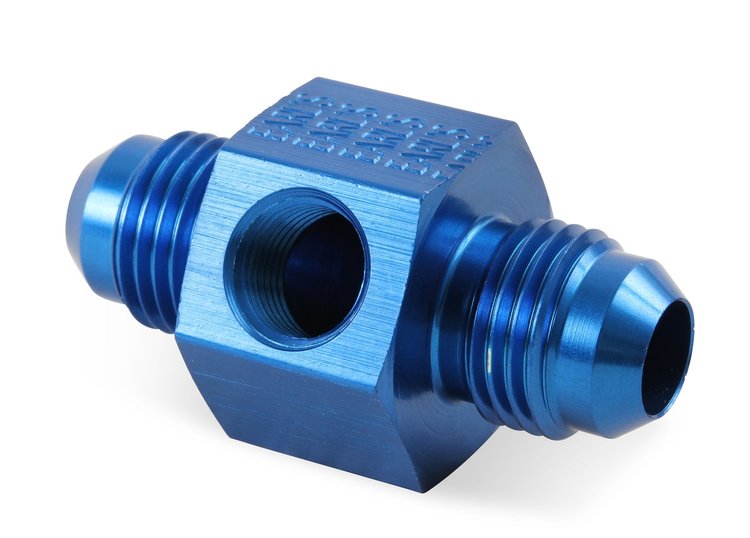 Pressure Gauge Adapter Fitting -6AN Male to -6AN Male