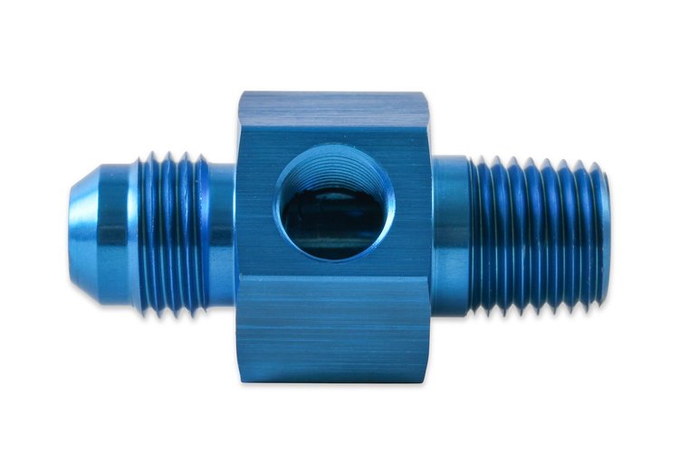 Pressure Gauge Adapter Fitting -6AN Male to 1/4" NPT