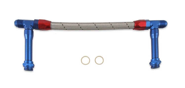 Fuel Line Kit - Dual Inlet Inlet: -08 AN