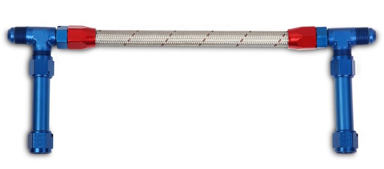 Fuel Line Kit - Dual Inlet Inlet: -08 AN