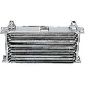 19-Row Narrow Oil Cooler -8AN Male Hose Fitting