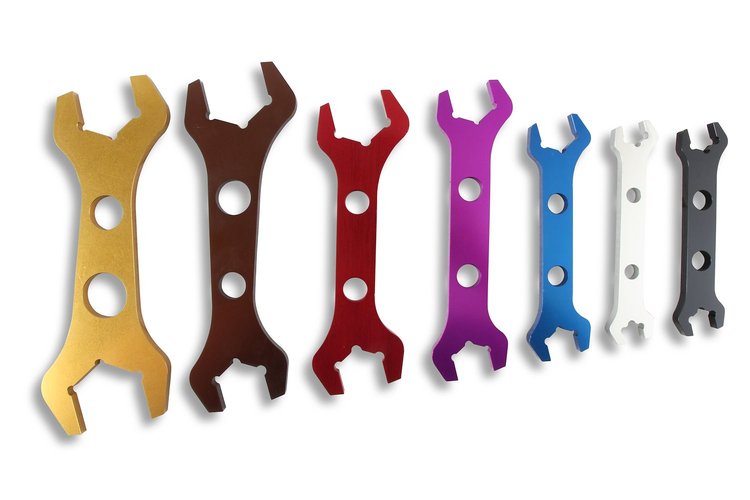 Double-End Wrench Set Includes 7 Wrenches