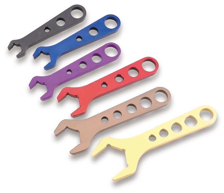 Single-End Wrench Set Includes 6 Wrenches: -06, -08, -10, -12, -16 & -20AN