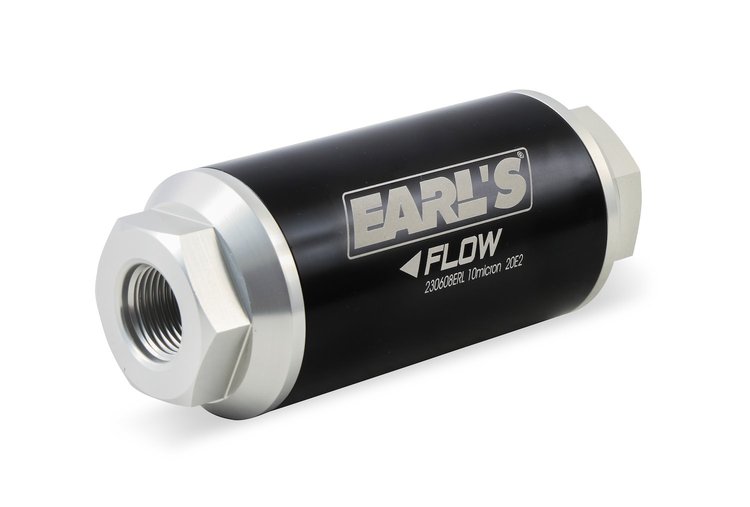 10 Micron Billet In-Line Fuel Filter