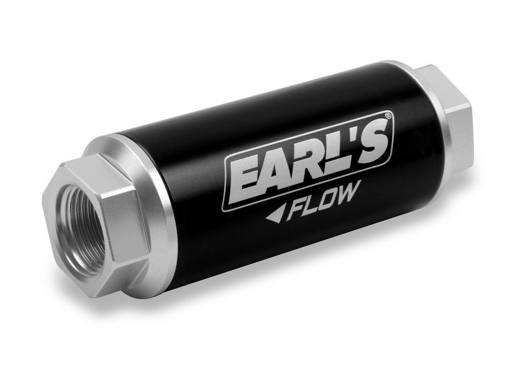 40 Micron Billet In-Line Fuel Filter
