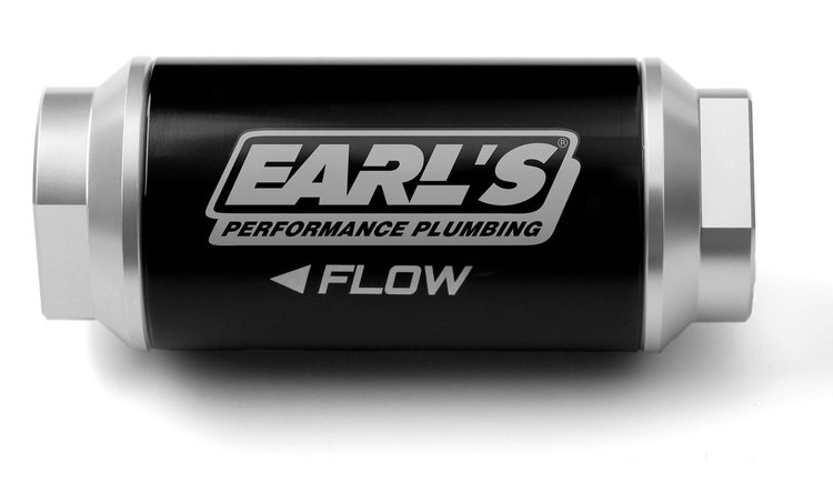 100 Micron Billet In-Line Fuel Filter