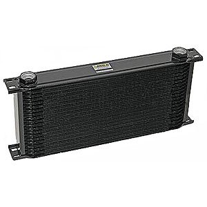 19-Row Wide Oil Cooler -10AN Female O-Ring Ports