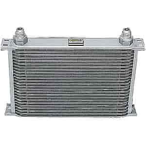 25-Row Wide Oil Cooler -6AN Male Hose Fitting