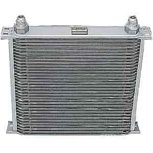 34-Row Wide Oil Cooler -6AN Male Hose Fitting