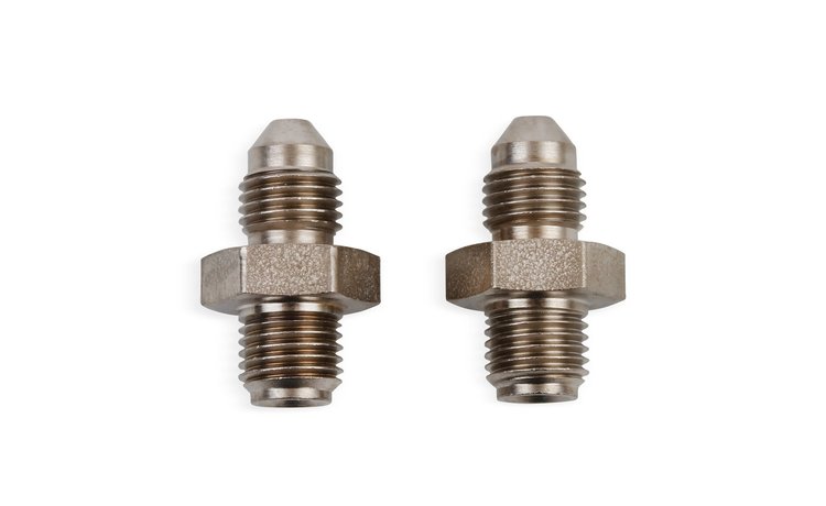 Brake Fitting Adapters -3AN Male to 3/8" -24 Male Inverted Flare