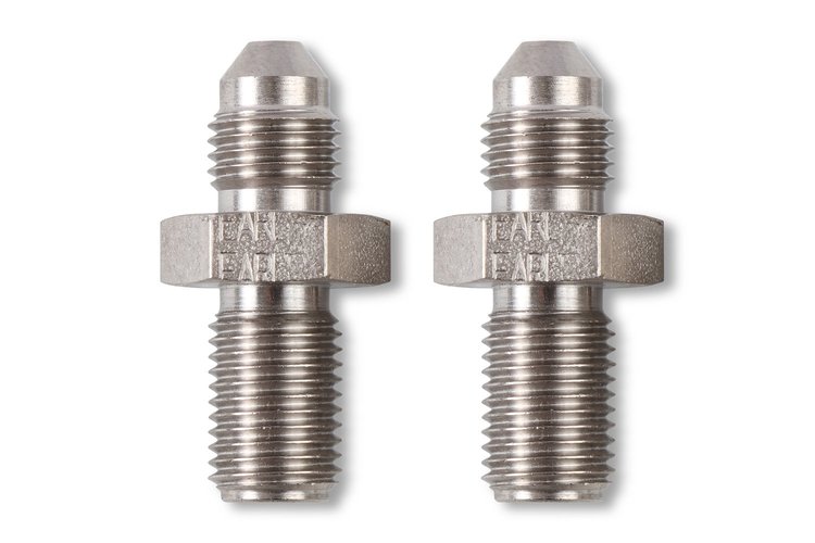 Brake Fitting Adapters -3AN Male to 3/8" -24 Male Inverted Flare