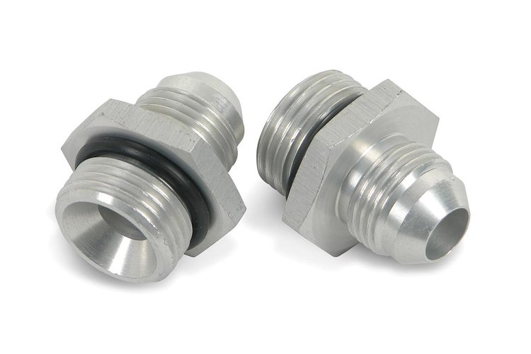 Oil Cooler Adapter Fittings 10 AN Port to -6 AN Flare