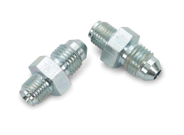 Brake Fitting Adapters -4 AN Male to 3/8 in. -24 Male Inverted Flare