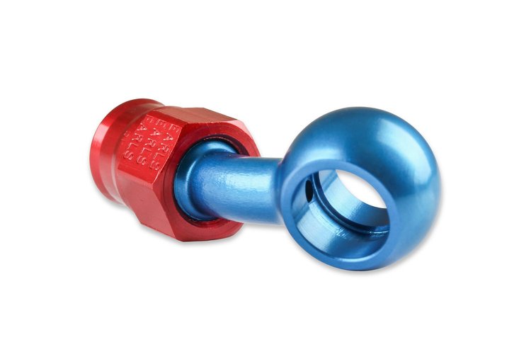 Aluminum Speed-Seal Hose End 30° Non-Adjustable - Bent Tube