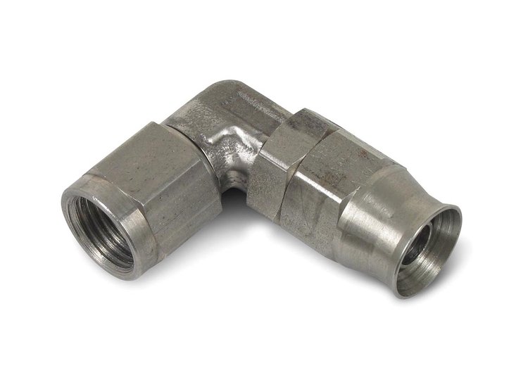 -3 90 Deg. S.S. Adj. Hose End