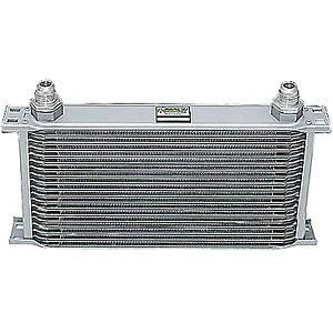 19-Row Extra-Wide Oil Cooler -10AN Male Hose Fitting