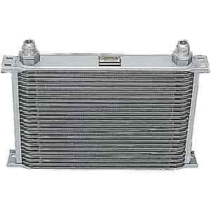 25-Row Extra-Wide Oil Cooler -8AN Male Hose Fitting