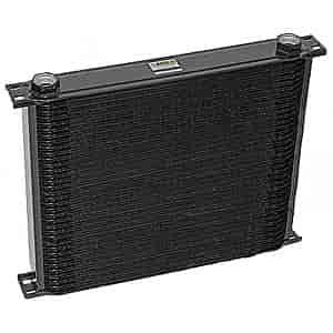 34-Row Extra-Wide Oil Cooler -10AN Female O-Ring Ports