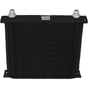 34-Row Extra-Wide Oil Cooler -8AN Male Hose Fitting