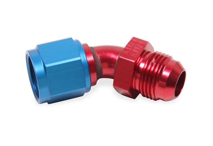 45° AN Female to Male Coupler 8AN Female to -8AN Male