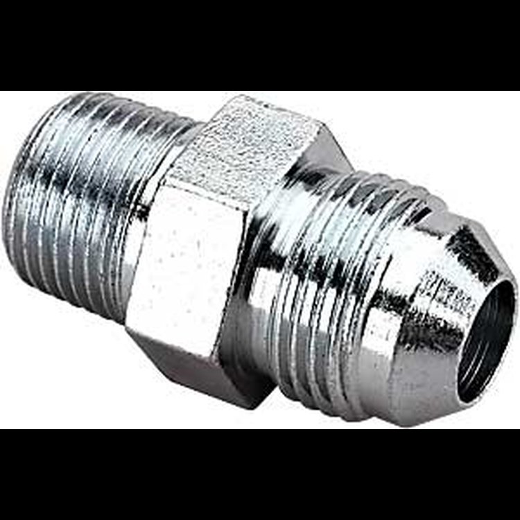 Straight -6AN to 1/8" NPT Steel Adapter