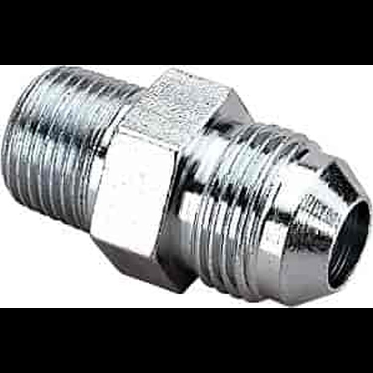 Straight -6AN to 3/8" NPT Steel Adapter