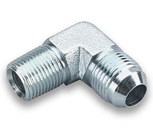 90° -6AN to 1/4" NPT Steel Adapter