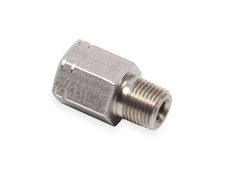 NPT to BSPT Straight Adapter 1/8" NPT Male to 1/8" BSPT Male