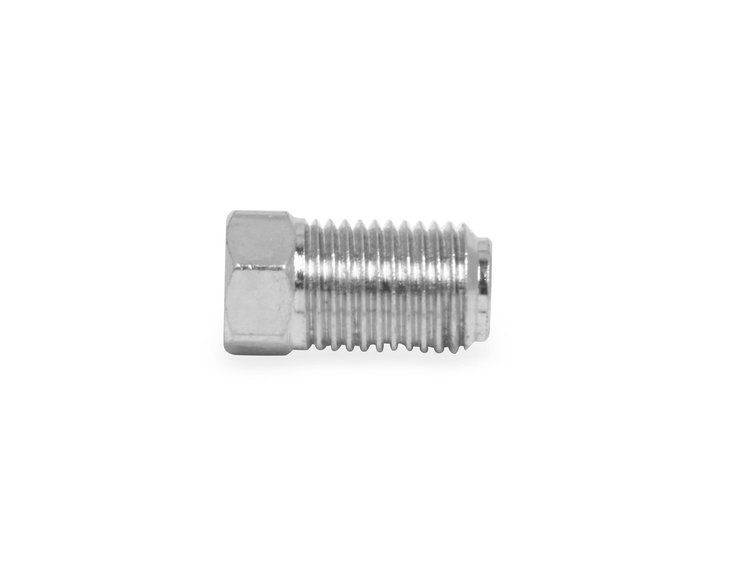 3/8-24 Inverted Flare Plug-Steel