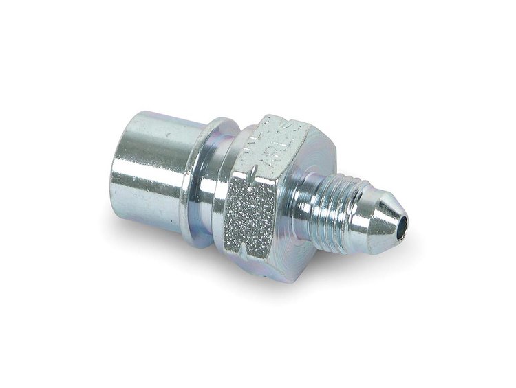 Brake Fitting Adapter -3AN Male to 10mm x 1.0 Female Inverted Flare