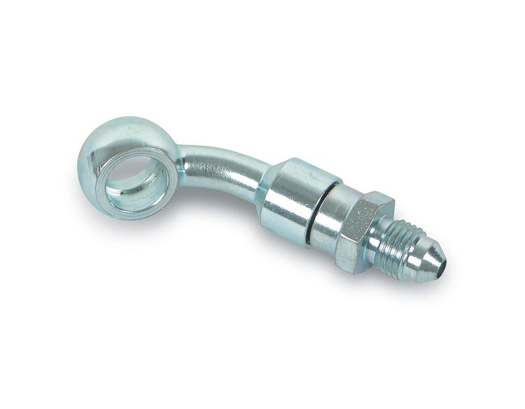 Brake Banjo Fitting -3AN to 3/8" or 10mm Hole