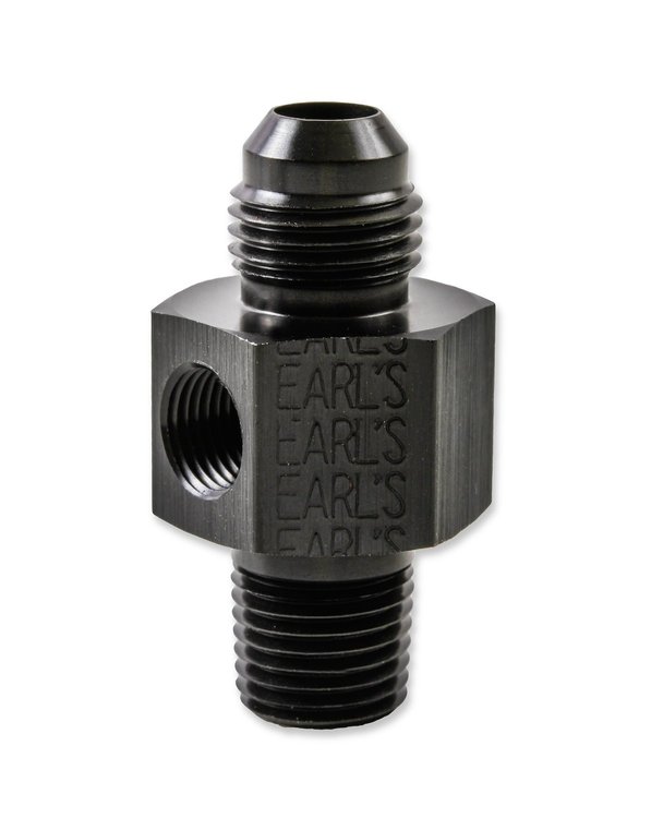 Ano-Tuff Pressure Gauge Adapter Fitting -6AN Male to 3/8" NPT