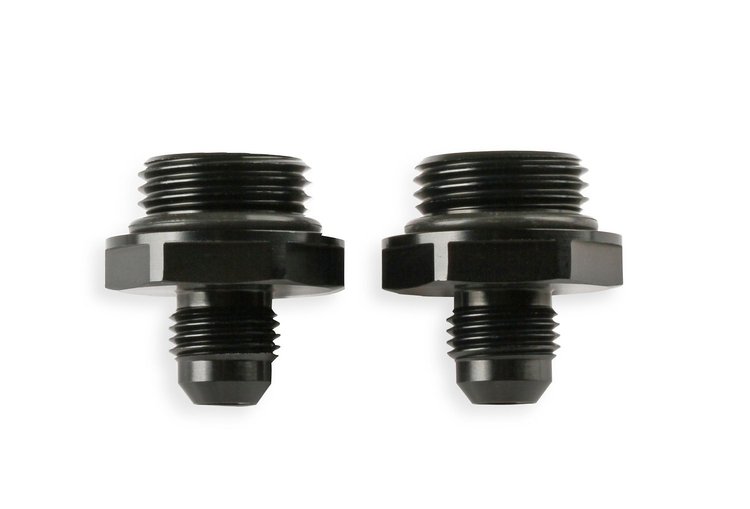 Oil Cooler Adapter Fittings 10 AN Port to -6 AN Flare