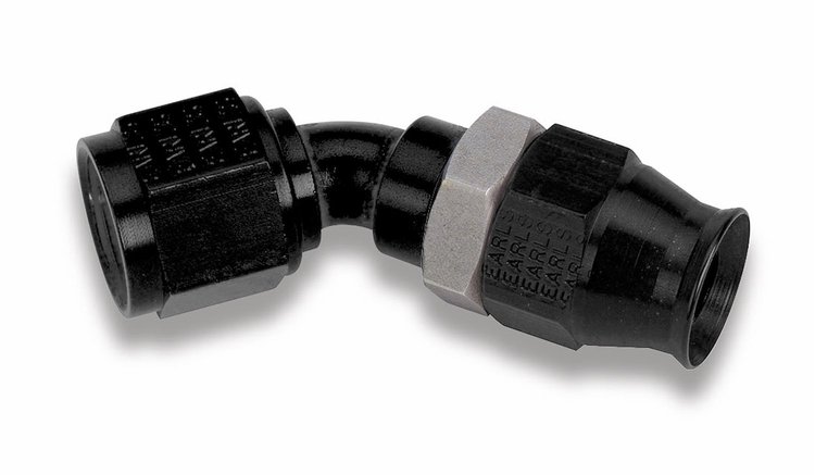 Ano-Tuff Speed-Seal 45 Degree Hose End Fitting -10AN
