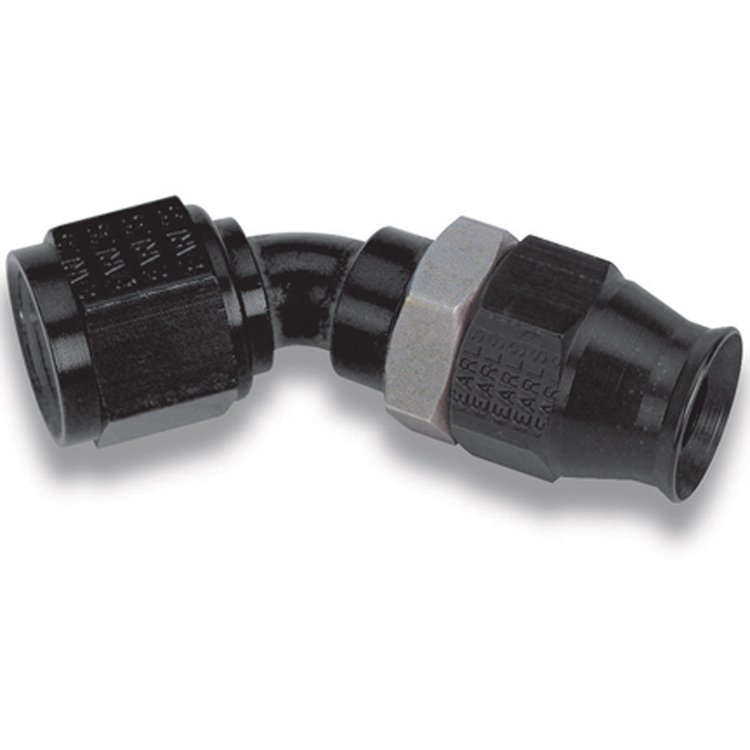 Ano-Tuff Speed-Seal 45 Degree Hose End Fitting -4AN