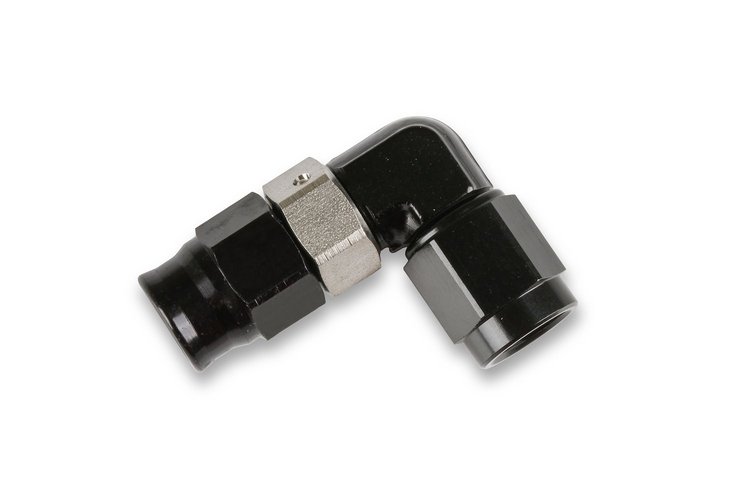 Ano-Tuff Speed-Seal Low Profile 90 Degree Hose End Fitting -3AN